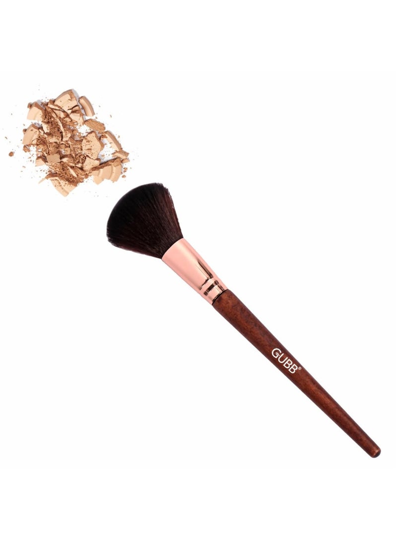 GUBB Powder Brush For Face Makeup, Professional Wooden Makeup Brush Single - Image 1