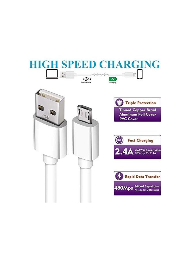 Charging and Data Cable for Samsung Galaxy On8, Z2, On7, On Nxt, J7, On7 Pro, S7 Edge, J7 Prime, J5 Prime, J5 2016, J2 2016, J7 2016, A9Pro, On5 Pro, A8, J3Pro, J2Pro