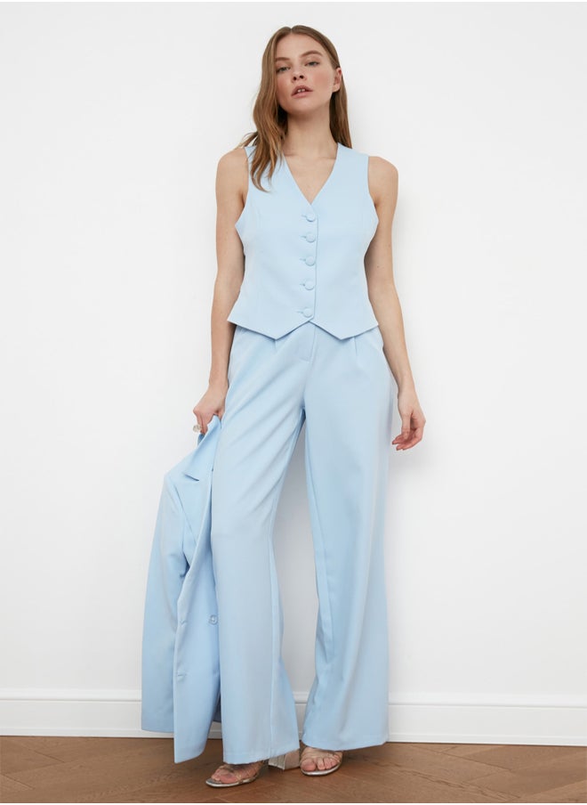 Light Blue Wide Leg Pleated Woven Fabric Trousers TWOSS21PL0189 - pzsku/Z826EBA6C12C49E5BDA8EZ/45/_/1739718343/131e5598-0332-4ffe-9cf3-2b7591c11d20