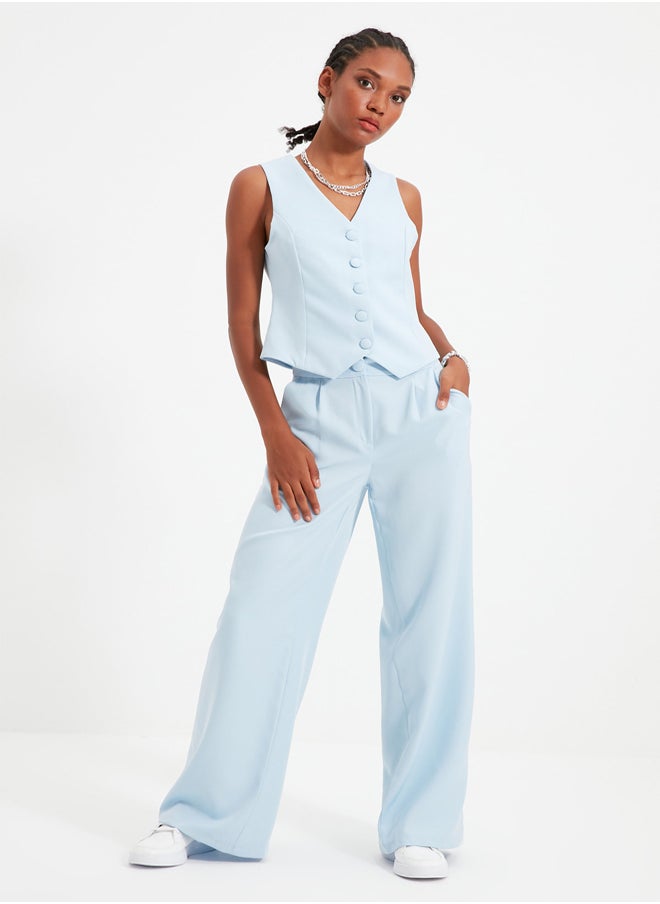 Light Blue Wide Leg Pleated Woven Fabric Trousers TWOSS21PL0189 - pzsku/Z826EBA6C12C49E5BDA8EZ/45/_/1739718425/7f47e034-5932-4ff8-95da-e81a2cbf2127