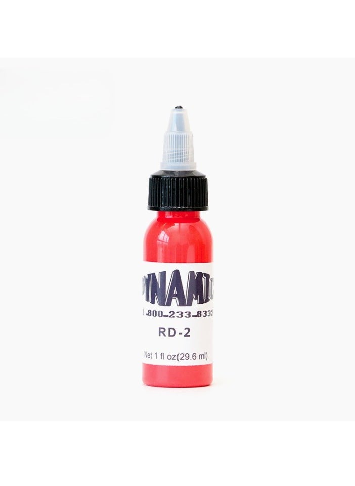 Generic - 1pc Color Tattoo Ink, Smooth Consistent 30ml Tattoo Practice Color Tattoo Pigment, Vegan Friendly Tattoo Color Perfect For Lining And Shading, (RD-2 Dark Pink) - Image 1