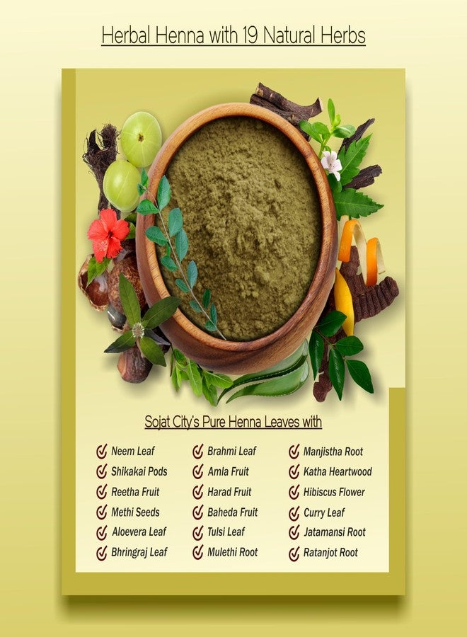 IYUSH Herbal Ayurveda Herbal Mehndi for Hair Color and Katha Powder for Hair - 200gm | Natural Hair Colour without Chemical | Herbal Hair Colour | Hair Volume Powder | Hair Powder | 100gm each - Image 2