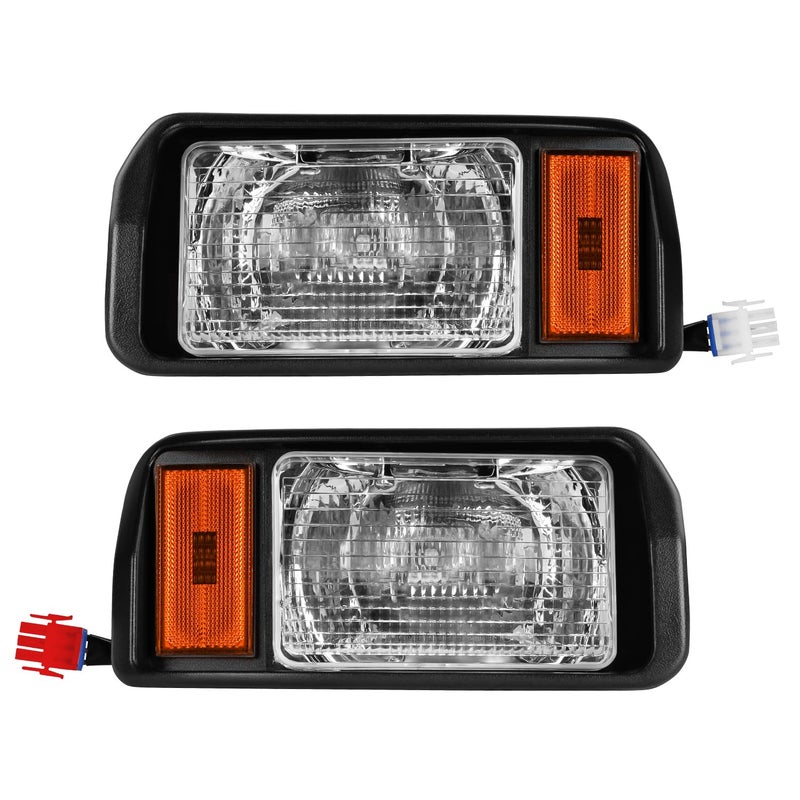 Panglong Club Car DS Headlights KitFactory Style Halogen Headlights Suitable for Club Car Ds 1993Up Golf Cart DS Halogen Headlights KitPassenger and Driver Side Replace OEM 101988002 101988001