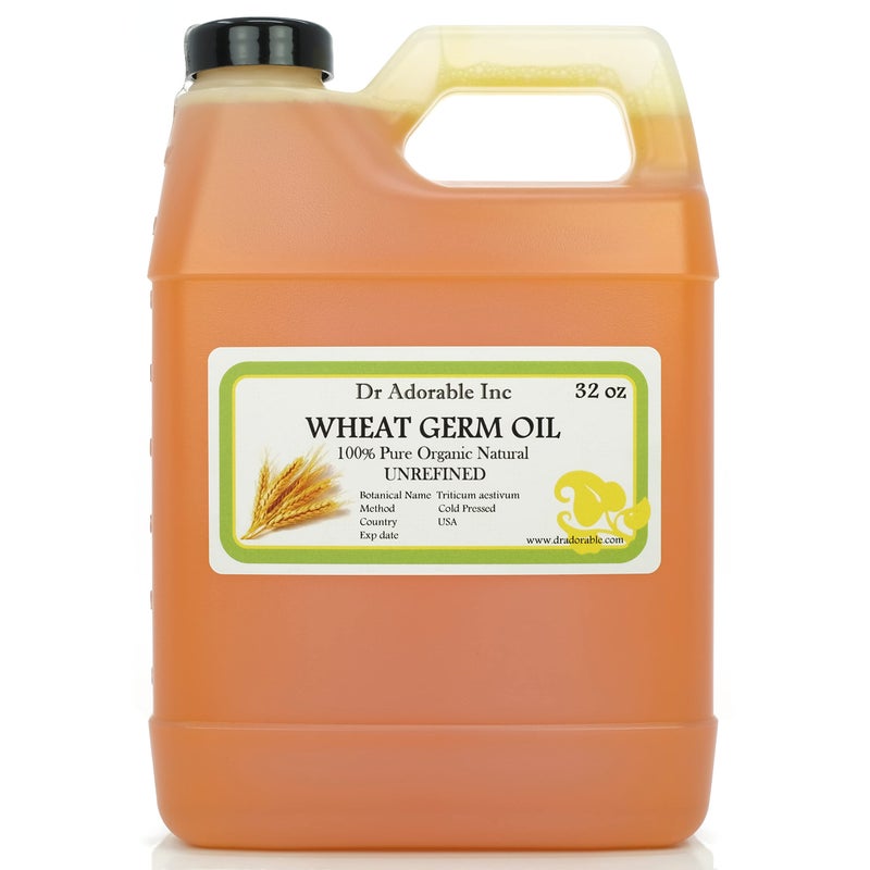 Dr. Adorable Dr Adorable - 32 oz - Wheat Germ Oil Unrefined 100% Pure Natural Organic Cold Pressed - Image 1