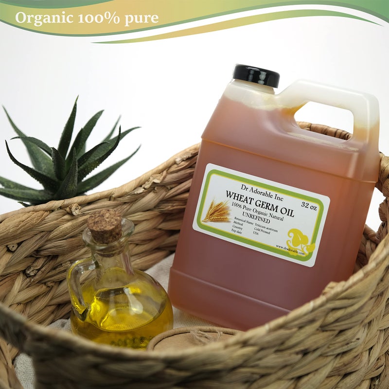 Dr. Adorable Dr Adorable - 32 oz - Wheat Germ Oil Unrefined 100% Pure Natural Organic Cold Pressed - Image 2