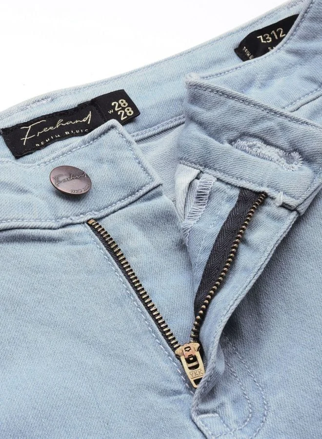 Freehand  Women Slim Fit Solid Mid Rise Jeans  | Best Price UAE