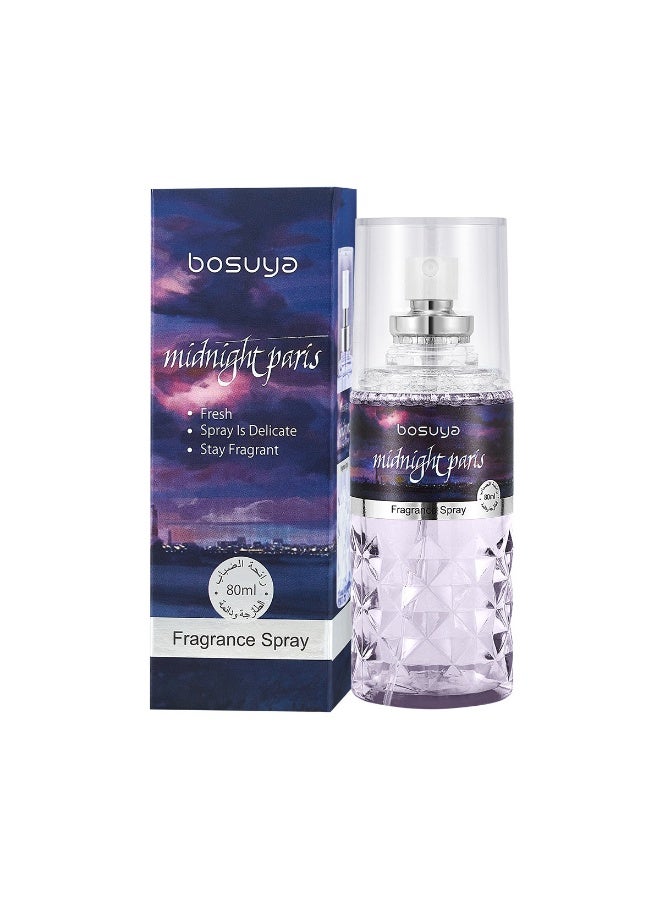 BOSUYA Eau de Toilette Spray Natural Eau de Toilette - Midnight in Paris 80ml - Image 1