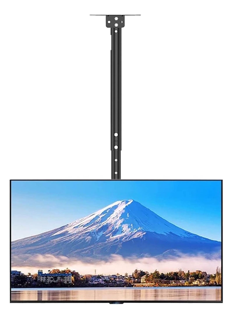 Adjustable Ceiling TV Mount for 26”–60” LED/LCD Screens – Full Motion Tilt & 360° Swivel – Steel Construction, Fits Multiple VESA Sizes, Holds up to 50kg - Image 1