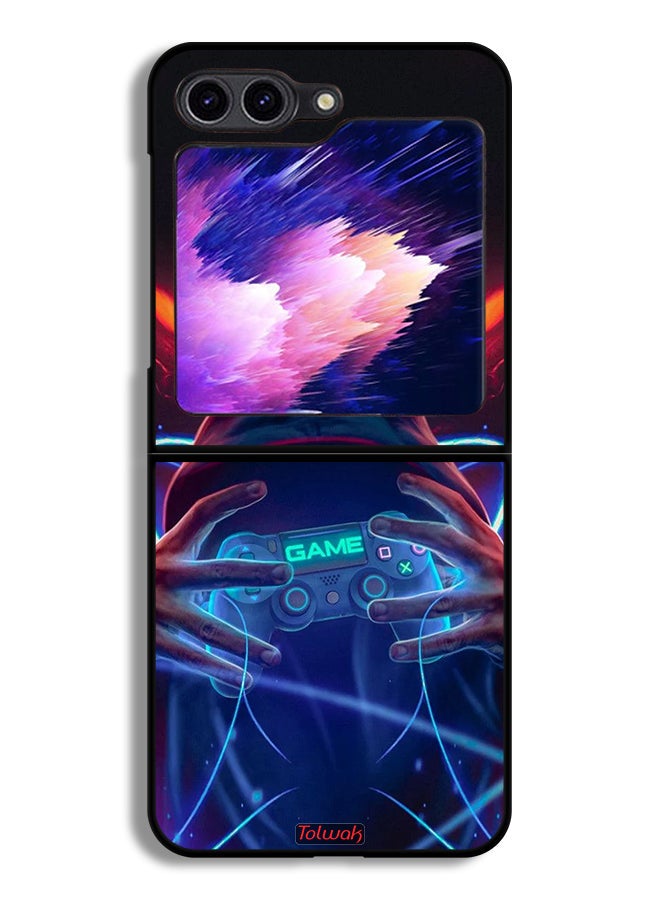 Tolwak Samsung Galaxy Z Flip6 Protective Case Cover Gamer  - Image 1