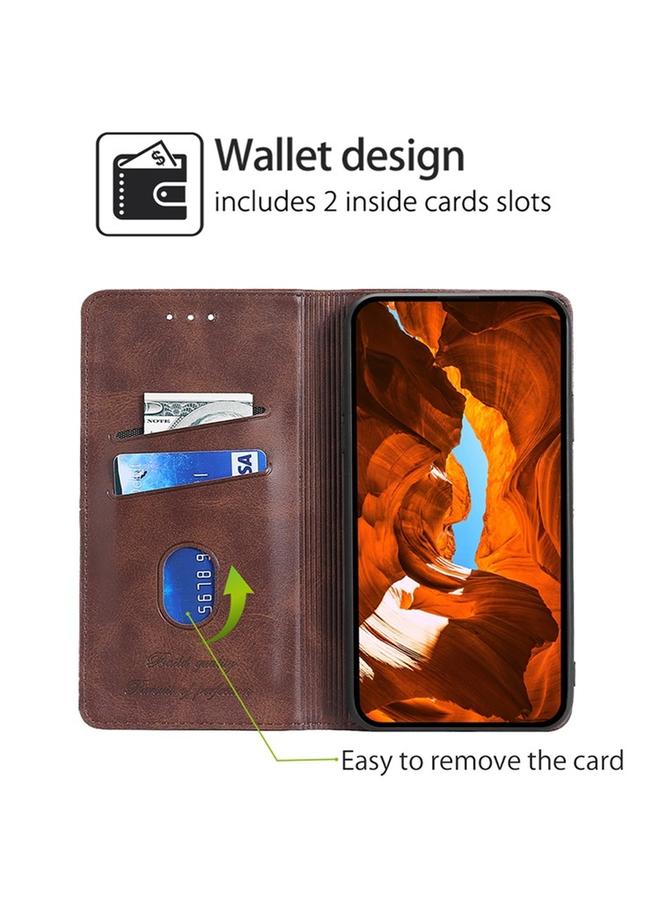 Zaboon Case For Infinix Note 40 5G Cow Texture Magnetic Leather Phone Case - Image 2