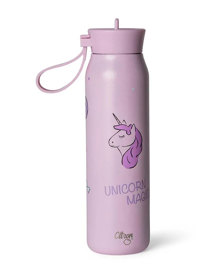 سترون SS Water Bottle 350 ML - Stormy Unicorn