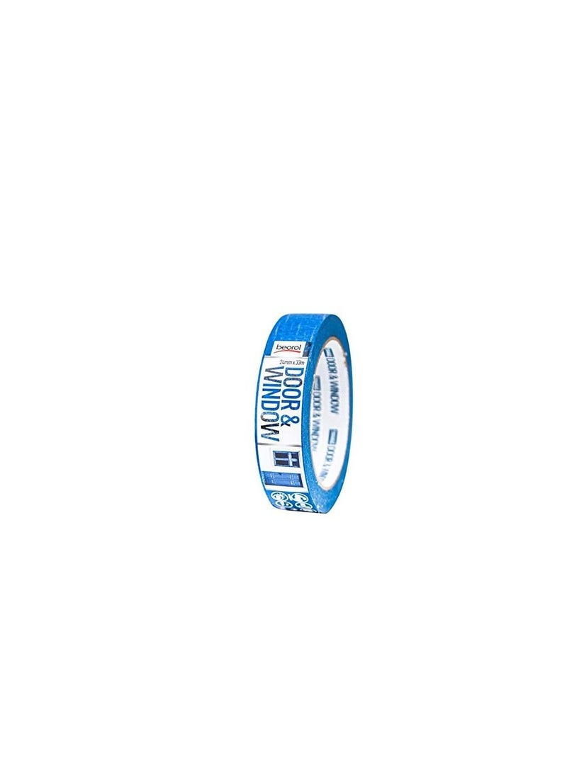 Beorol Masking Tape Door & Window protection 24mm x 33m, 80ᵒC – DK24 - Image 1