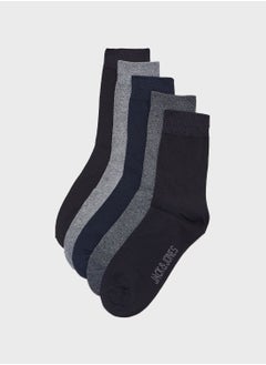 5 Pack Classic Crew Socks