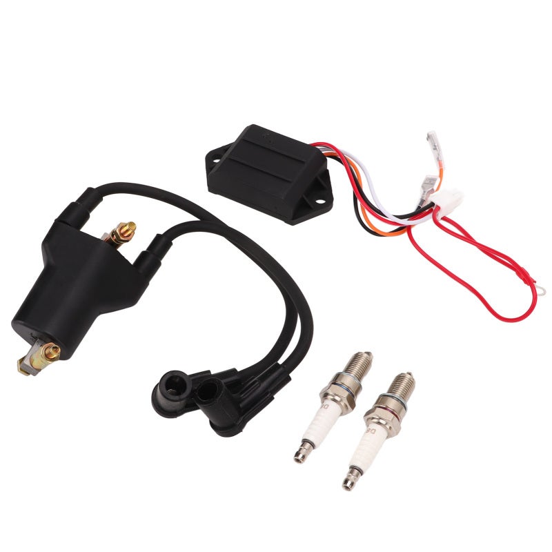Golf Cart Ignition Coil Set: 1991-2002 EZGO 4 Cycle Gas Heavy Duty Durable ABS And Metal - Complete Kit CDI Ignitor And Coil For Golf Cart Repair - Image 2