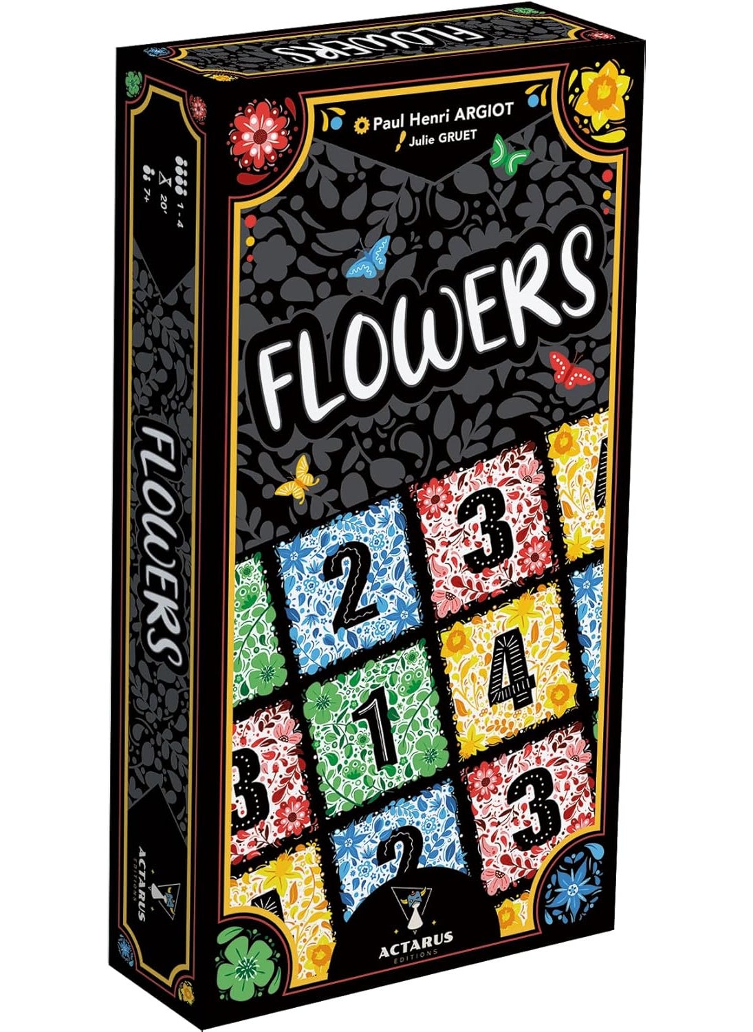 Asmodee Actarus Flowers Card Game  FastPaced ColorMatching Strategy Game Easy to Learn Fun Family Game for Kids  Adults Ages 7 14 Players 20 Minute Playtime Made  - Image 1