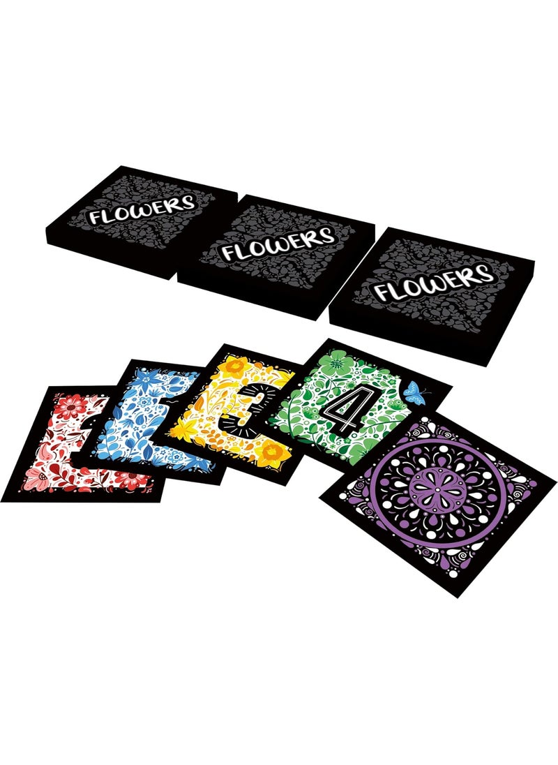 Asmodee Actarus Flowers Card Game  FastPaced ColorMatching Strategy Game Easy to Learn Fun Family Game for Kids  Adults Ages 7 14 Players 20 Minute Playtime Made  - Image 5