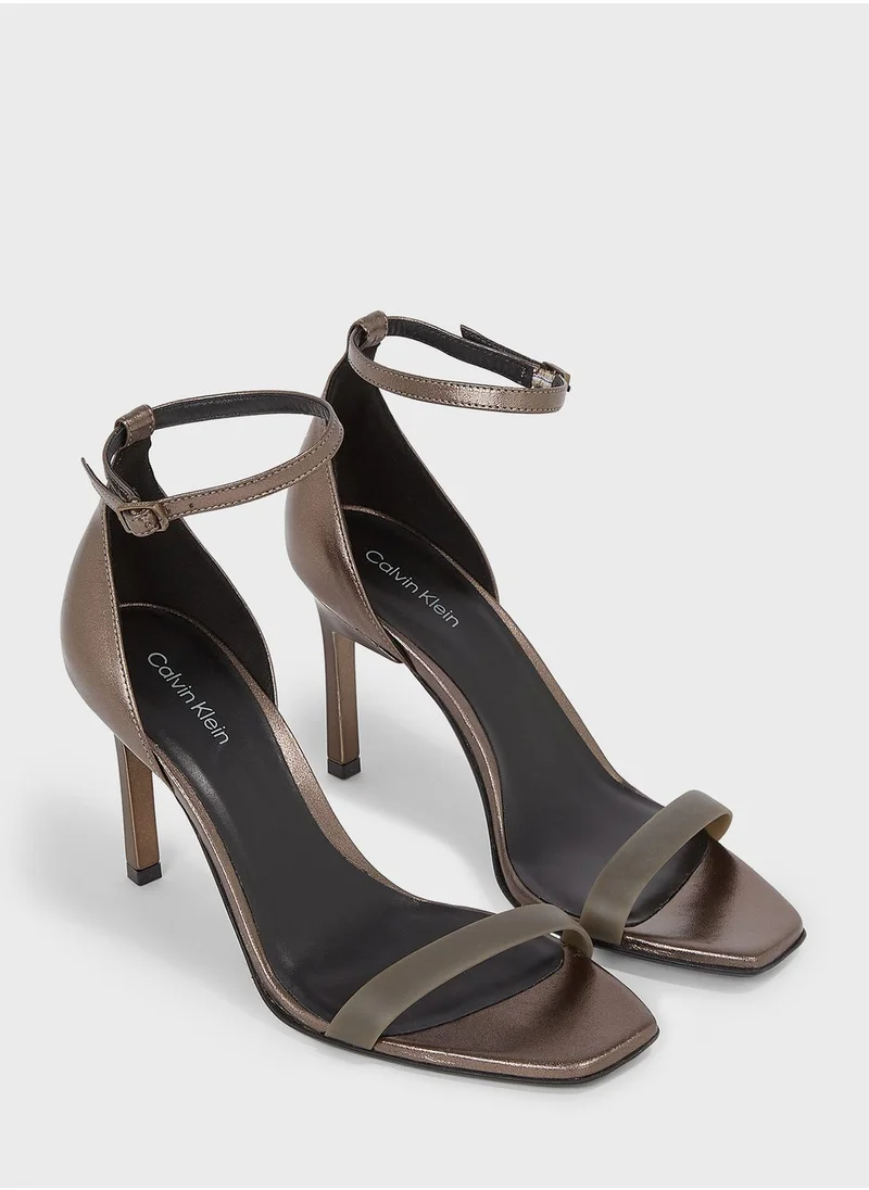 CALVIN KLEIN Geo Ankle Strap Sandal