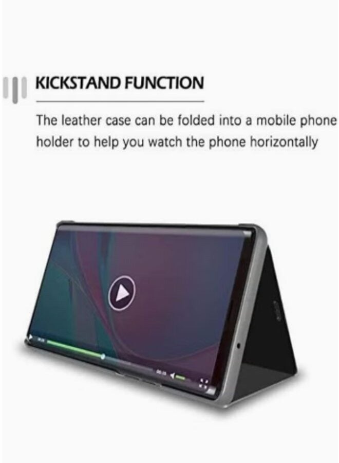 Premium smart view flip cover with folding bracket For Iphone 11 pro max - Image 1