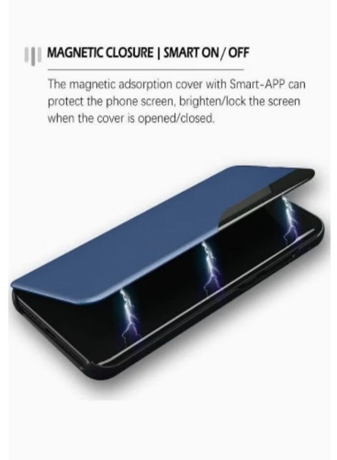 Premium smart view flip cover with folding bracket For Iphone 11 pro max - Image 3