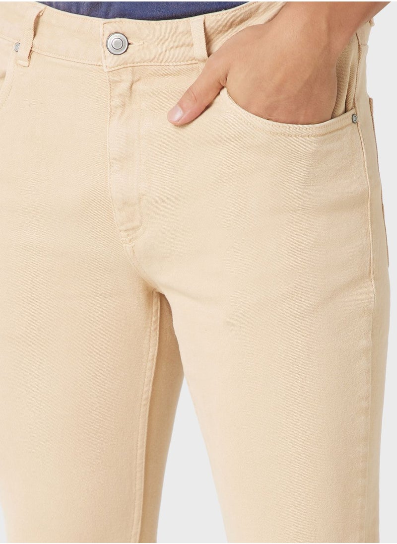 Seventy Five - Slim Fit Overdyed Jeans - Image 1