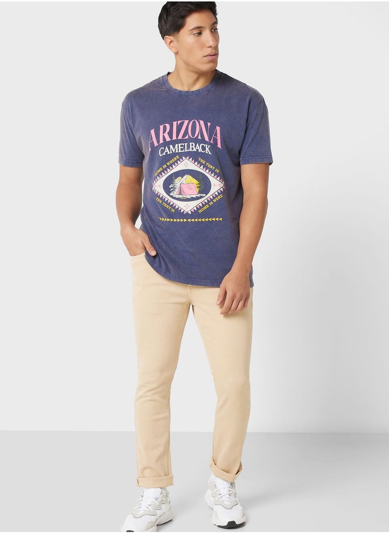 Seventy Five - Slim Fit Overdyed Jeans - Image 1