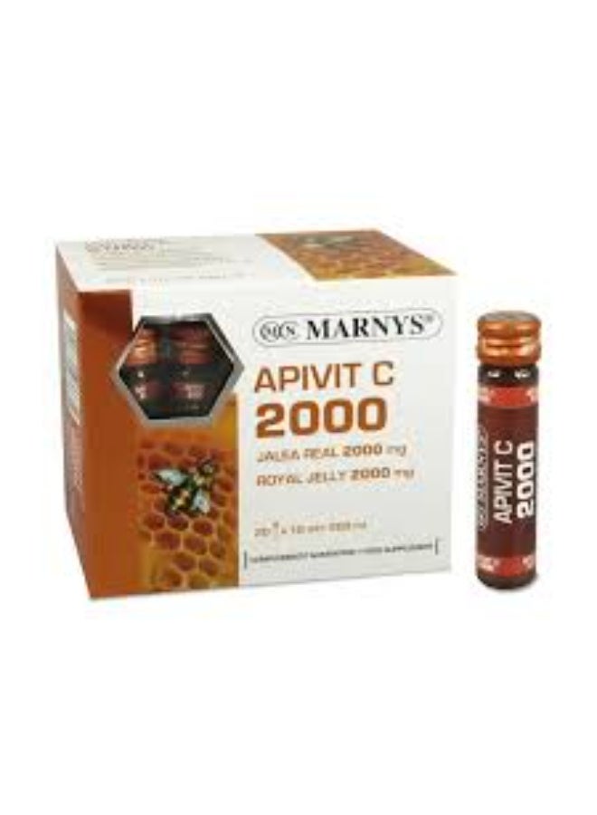 marnys apivit c  2000  royal jelly with orange flavour 2000 mg drink - Image 2