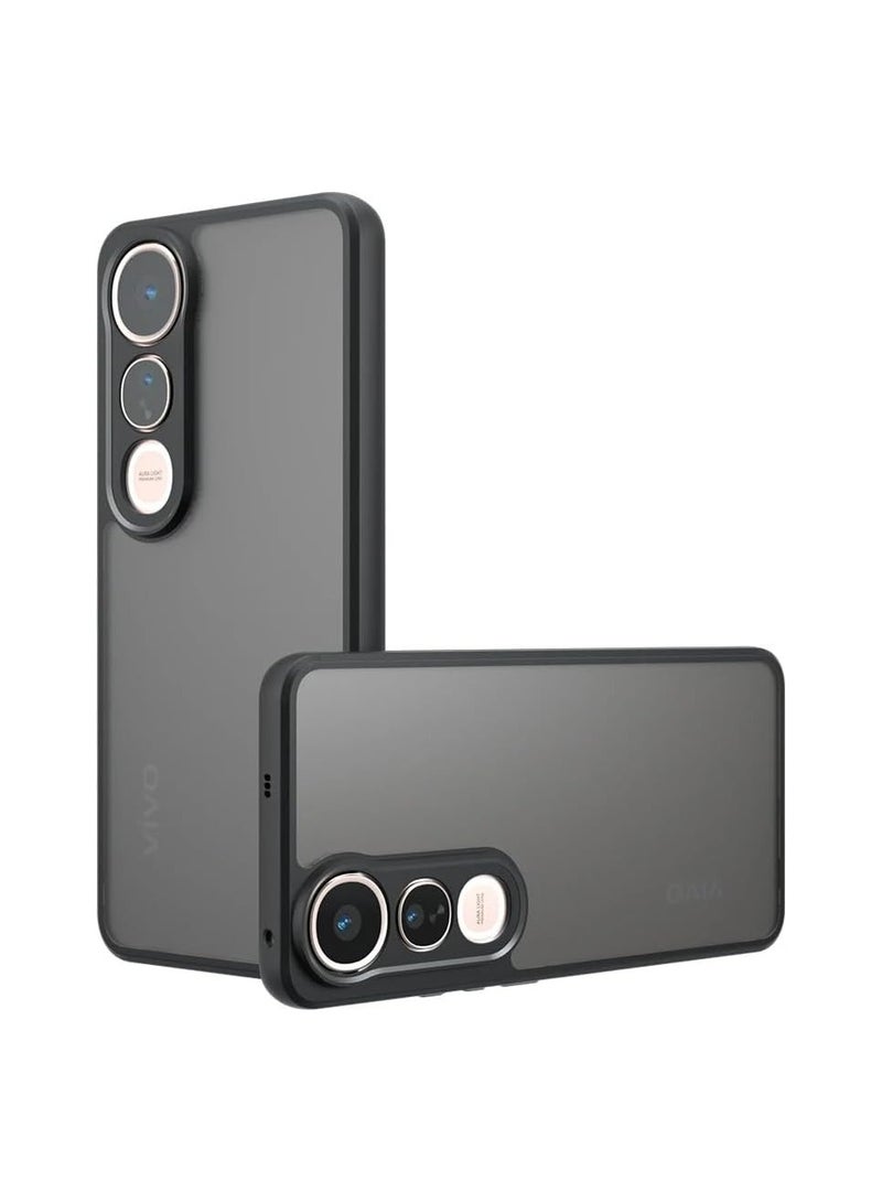 Case Compatible VIVO V50 Lite 5G Case, Ultra-thin Ultra-light Flexible Silicone Frame + Transparent Acrylic Back Shell  - Image 1
