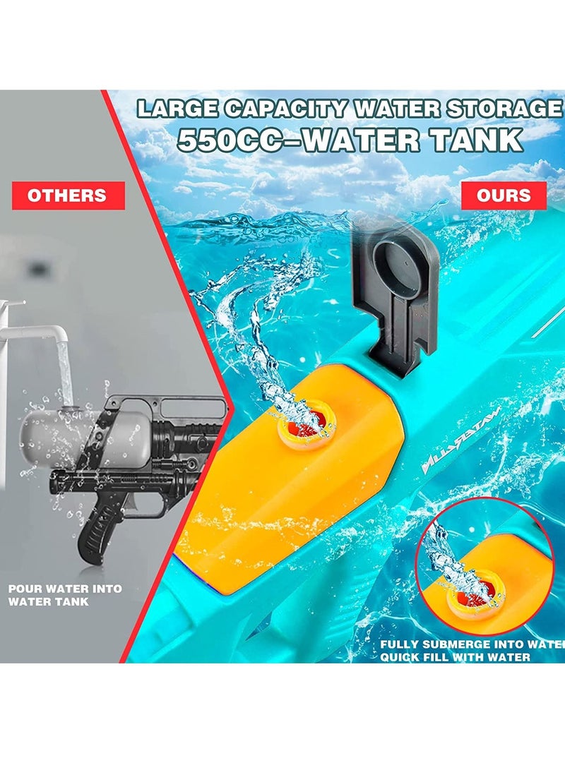 GENNEXT Automatic Electric High Pressure Water Toy Gun Outdoor Beach Summer Pool Toys For kids And Adult With Rechargeable Battery - Image 3