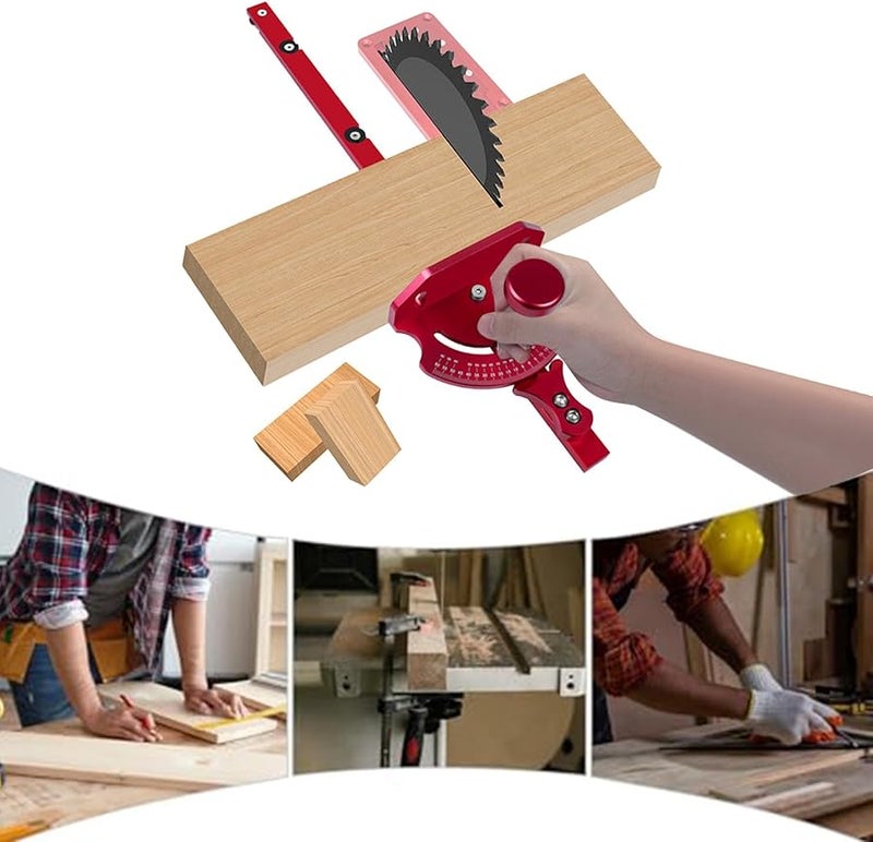 نظام سياج منقلة الألومنيوم الأحمر الدقيق لمناشير الطاولة وطاولات الراوتر - Image 5