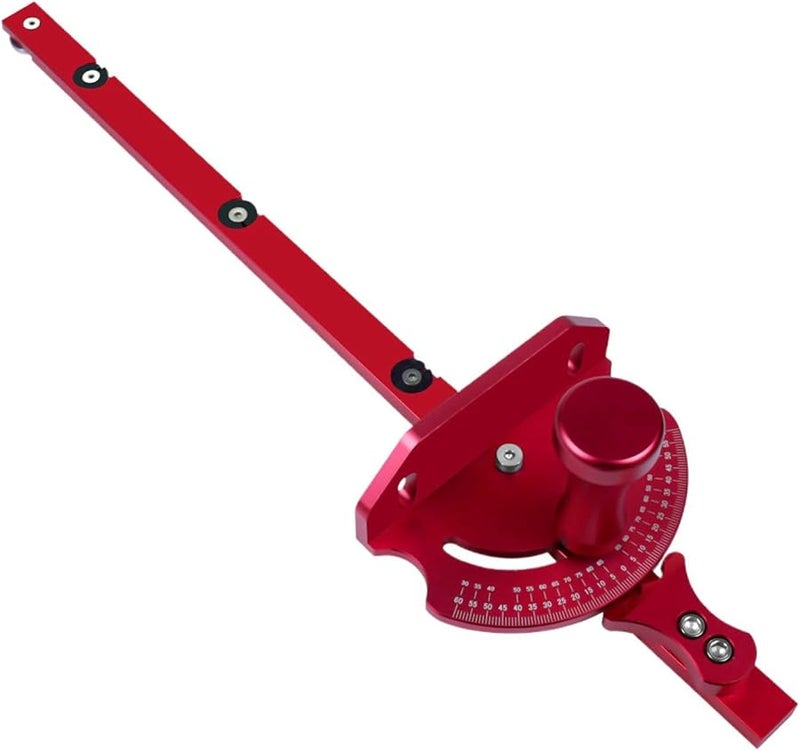 نظام سياج منقلة الألومنيوم الأحمر الدقيق لمناشير الطاولة وطاولات الراوتر - Image 1