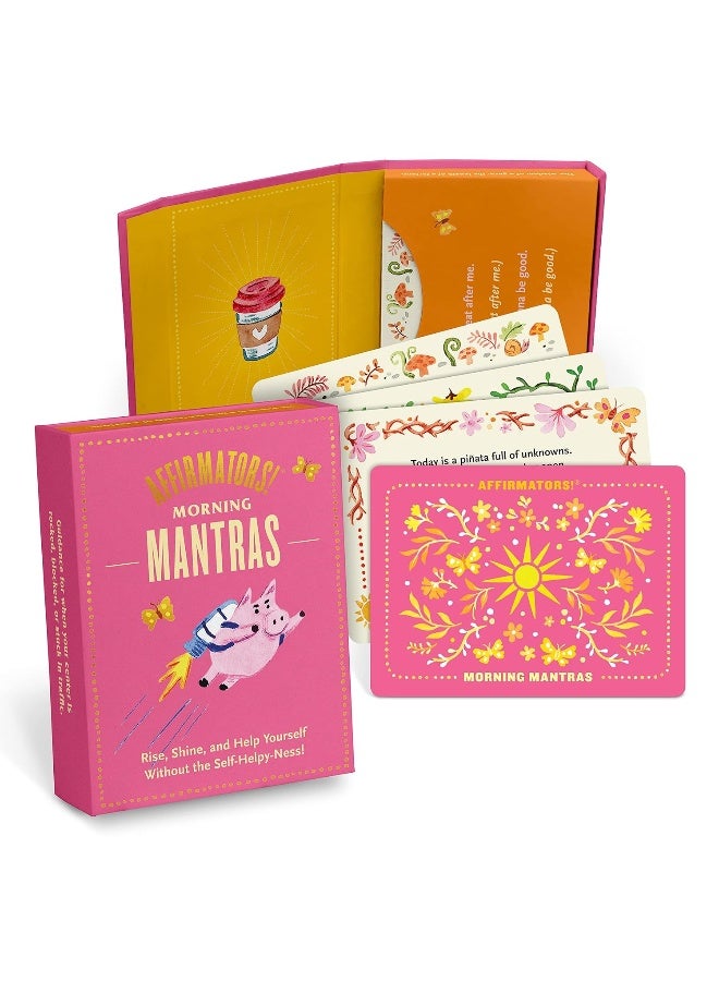 Knock Knock Affirmators! Mantras (Morning) Card Deck  - Image 1