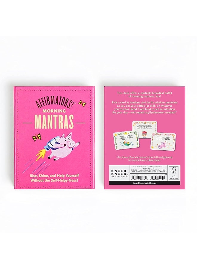 Knock Knock Affirmators! Mantras (Morning) Card Deck  - Image 5