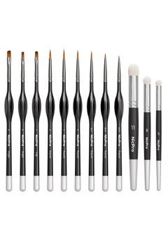 Miniature Paint Brushes Dry Brush - 12Pcs Model Paint Brush Set For Acrylic Watercolor, Micro Detail Paint Brushes & Dry Brush Set For Warhammer 40K, Miniature Model, Citadel,Paint By Number - pzsku/Z827058BE437ABEFFE31BZ/45/_/1732780866/bfd187e4-9ca3-4581-942f-a035a2d608f0