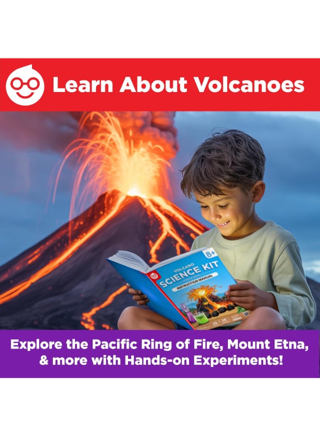 Doctor Jupiter Erupting Volcano Science Kit for Kids Ages 8+ | Birthday Gift Ideas for Boys 8-9-10-11-12 Year Olds | STEM Learning & Educational Science Projects - Image 5