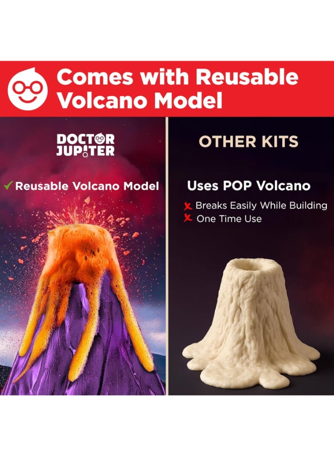 Doctor Jupiter Erupting Volcano Science Kit for Kids Ages 8+ | Birthday Gift Ideas for Boys 8-9-10-11-12 Year Olds | STEM Learning & Educational Science Projects - Image 4