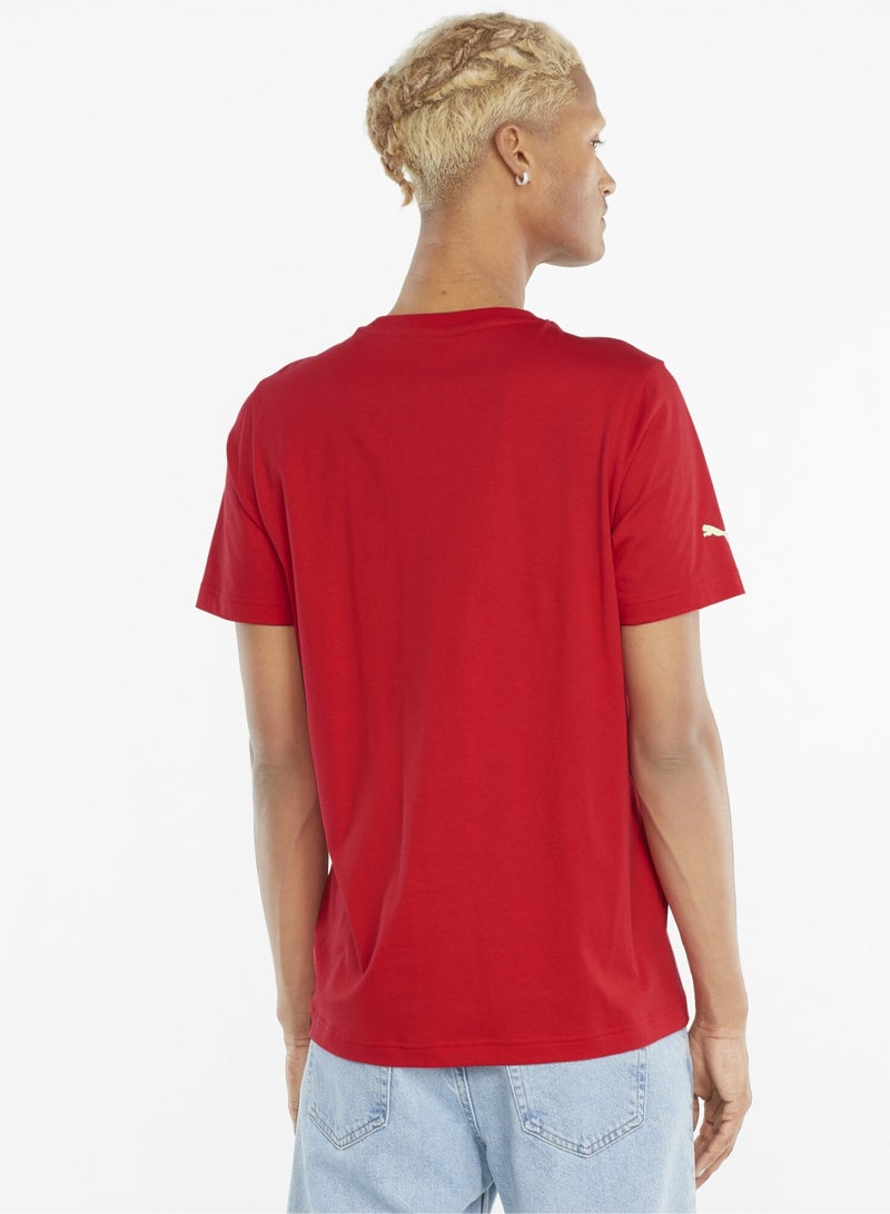 PUMA Scuderia Ferrari Race Graphic Mens Shortsleeve T-shirt 2  - Image 2