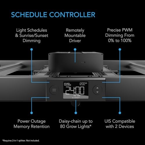 AC Infinity IONFRAME EVO4, Samsung LM301H EVO Bar LED Grow Light 3x3, 896 Diodes, with Schedule Controller, 300W Full-Spectrum Commercial Plant Lights for Indoor Growing in Grow Rooms & Greenhouses - Image 4