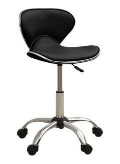 DubaiGallery Modern Kitchen Barstool Bar Chairs Round Velvet Seat with Backrest and Metal Legs, Breakfast Dining Stool for Kitchen Counter Comfy Bar Stool 1 Piece  - Image 1