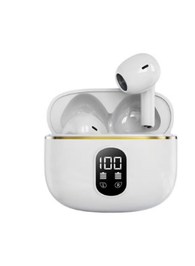 Wireless Earbuds 40 Hours Playtime with Mic V5.3 Wireless Headphones with 380mAh LED Display Charging Case Stereo Bass Clear Call Ear Buds Earphones