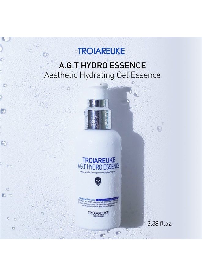 TROIAREUKE AGT Hydro Essence, Hydrating Gel For Face, Anti-Aging Treatment Serum Packed With Antioxidants and Vitamins From Fermented Aloe, Mushroom Extract, Pine Tree Leaf Extract, Korean Skin Care - Image 2