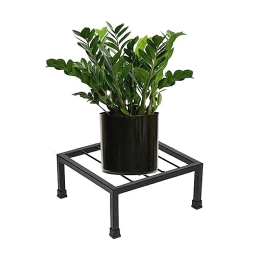 CINAGRO 3-Tier Metal Plant Stand Podium, Easy-to-Assemble Pot Shelf for Indoor & Outdoor, Rust-Free Decorative Plant Holder for Balcony and Living Room, Decorative Plant Shelf (White, Set of 1) - Image 1