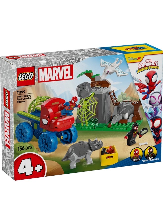 LEGO LEGO - Marvel Team Spidey Dino Crawler Rescue 136 Pieces - 11199  - Image 1