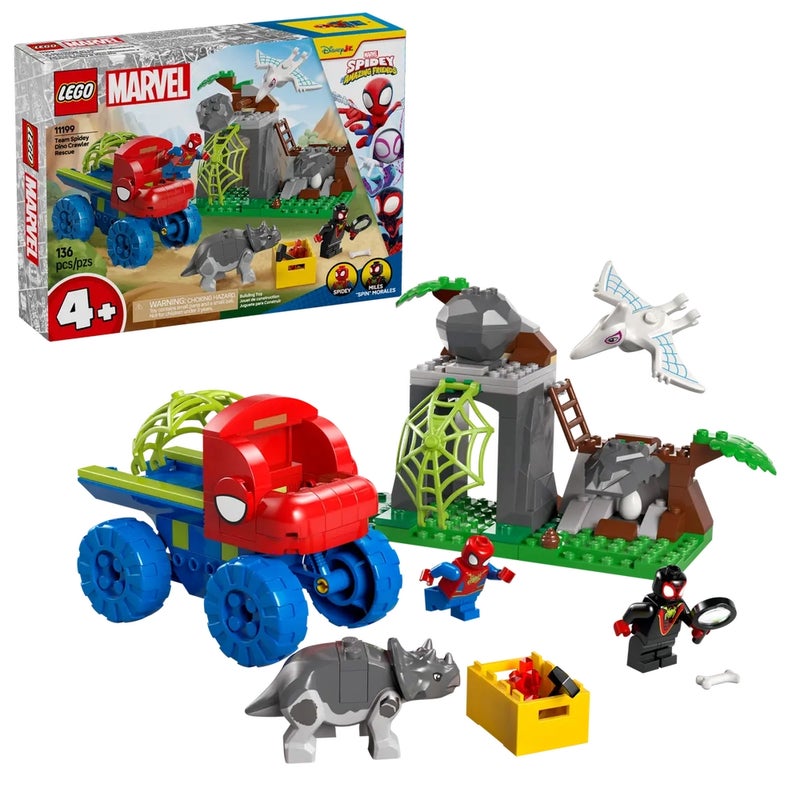 LEGO - Marvel Team Spidey Dino Crawler Rescue 136 Pieces - 11199 - Image 2