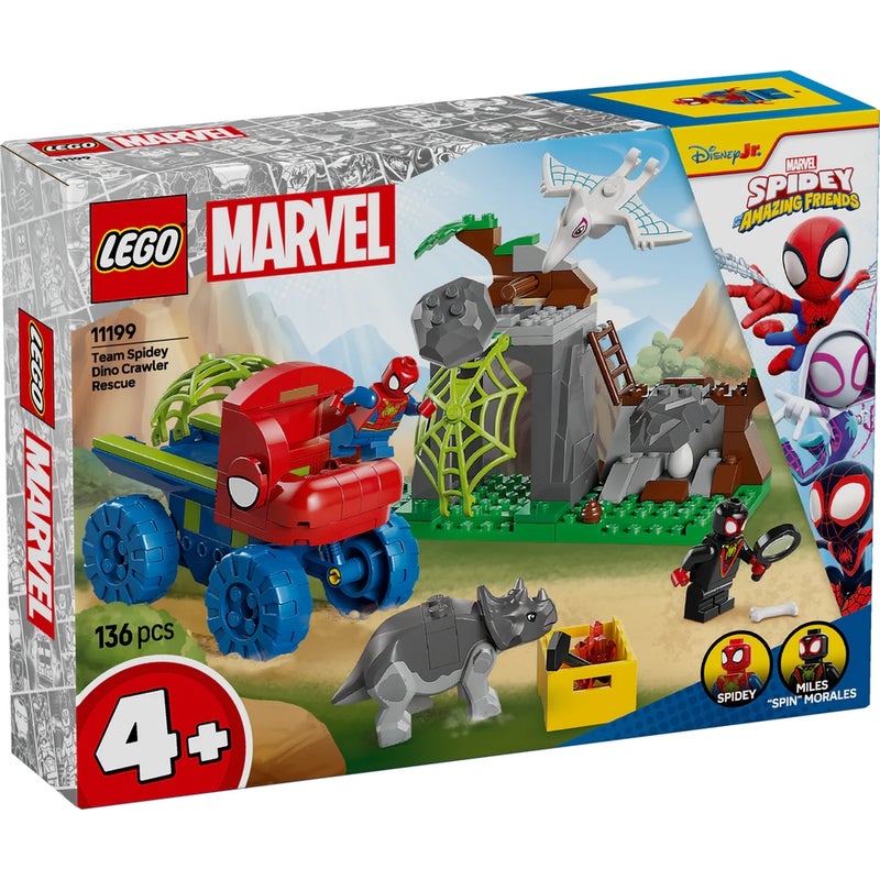 LEGO - Marvel Team Spidey Dino Crawler Rescue 136 Pieces - 11199 - Image 1
