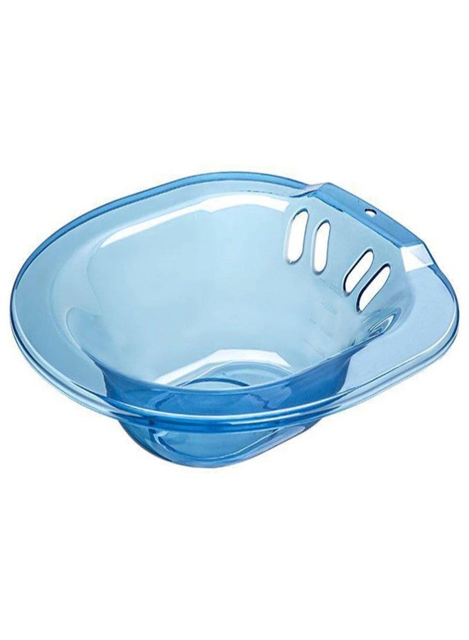 Healeved Sitz Bath Basin for Toilet Seat Relief and Postpartum Care Wash Basin for Pregnant Women Anti-Overflow Holes Easy to Clean 14.96 X 13.97 X 3.74 in - Image 1