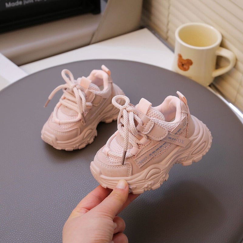 Mesh Sneakers Lightweight Flexible Sole Walking Shoes For Kids Indoor And Outdoor Activities - Image 4