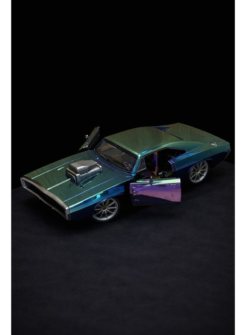 Muscle car Light Speed and Power 1/12 Scale RC Car with One-Key Door Open - Image 4