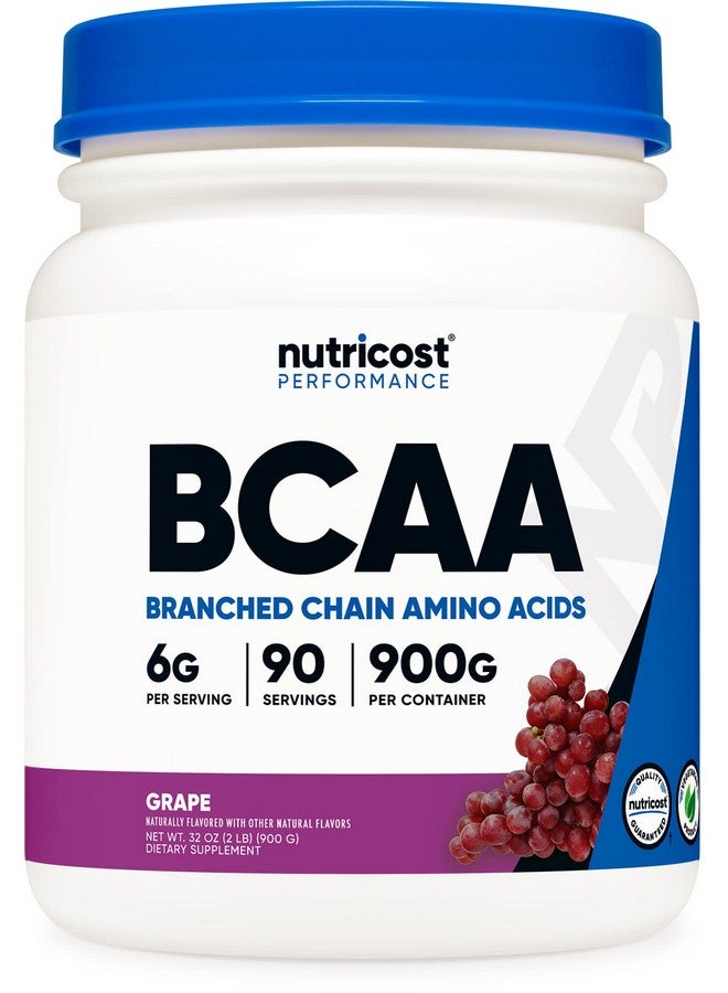 Nutricost Bcaa Powder (Grape 90 Servings) Optimal 2:1:1 Ratio Vegetarian Nongmo - Image 2
