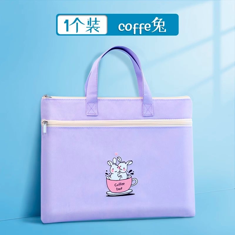 Astronaut Tutoring Bag Document Bag Zipper Children'S Handbag Cartoon Cute Primary School Student Homework Storage Tutoring Bag - Image 1