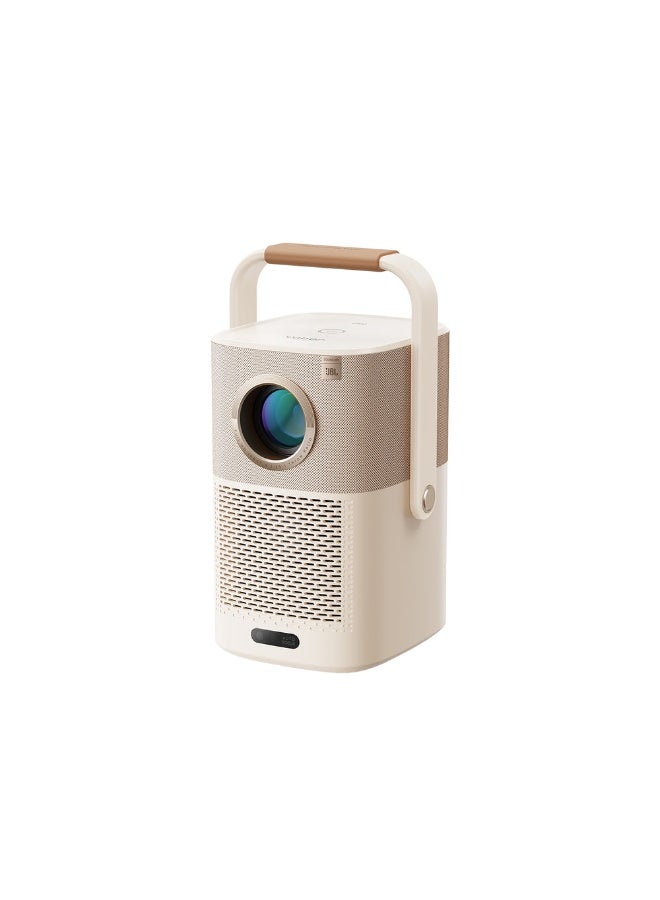 يابير جهاز عرض Yaber T2 Plus خارجي مزود بشبكة WiFi 6 وبلوتوث، جهاز عرض أفلام ذكي محمول بدقة 1080 بكسل للاستخدام الداخلي والخارجي، متوافق مع دونجل التلفزيون - Image 1